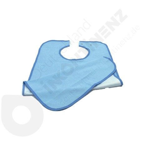 Waterproof, Washable Blue Bib