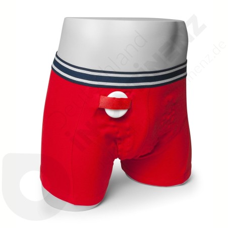 Jungen-Boxershorts rot Rodger - Größe 104