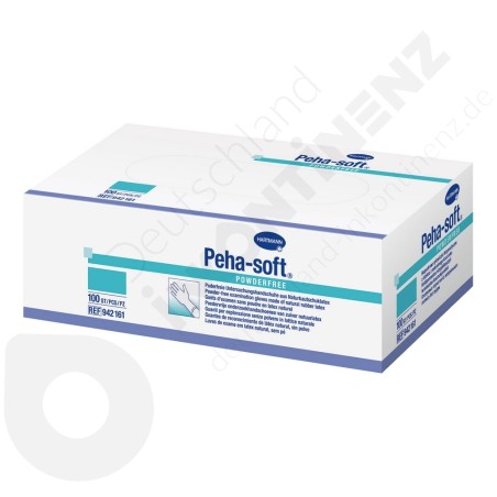 Peha Soft Latex Powder-free Gloves - MEDIUM