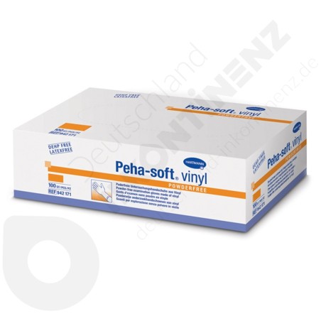 Peha Soft Vinyl Powder-free Gloves - LARGE