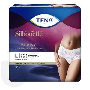 Tena Silhouette Normal Blanc - LARGE