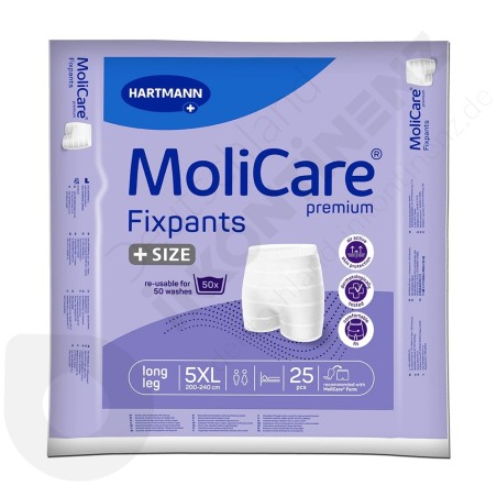 Molicare Fixpants +Size 25 Stück - 5XL