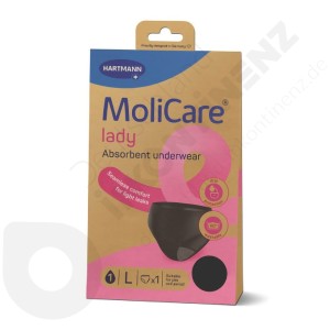 Molicare Lady Waschbare Aufsaugende Unterwäsche 1 Tropfen - LARGE