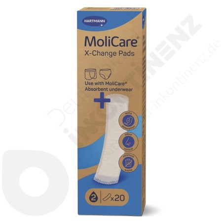 Molicare Pads for Molicare Absorbent Underwear 2 Drops