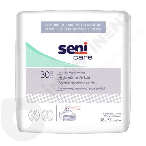 Seni Care Air-laid Tissue Wipes - 30 pieces